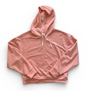 PUMA Women's Modern Sport Cropped Hoodie Pink - Size Small
